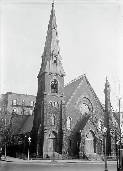 All Soul's Church, Unitarian, 14th And L Streets, N.W. 1916. Creator: Harris & Ewing. All Soul's Church, Unitarian, 14th And L Streets, N.W. 1916. Creator: Harris & Ewing
