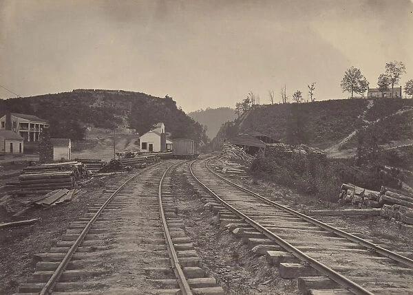 The Allatoona Pass Looking North, Georgia, 1860s. Creator: George N. Barnard