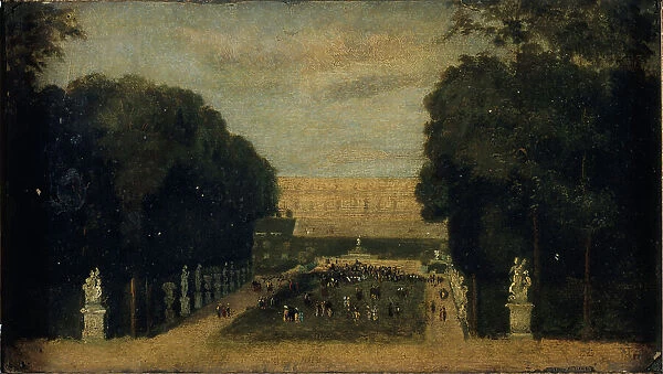 Allee du Carpet-Vert, in Versailles, c1860. Creator: Unknown