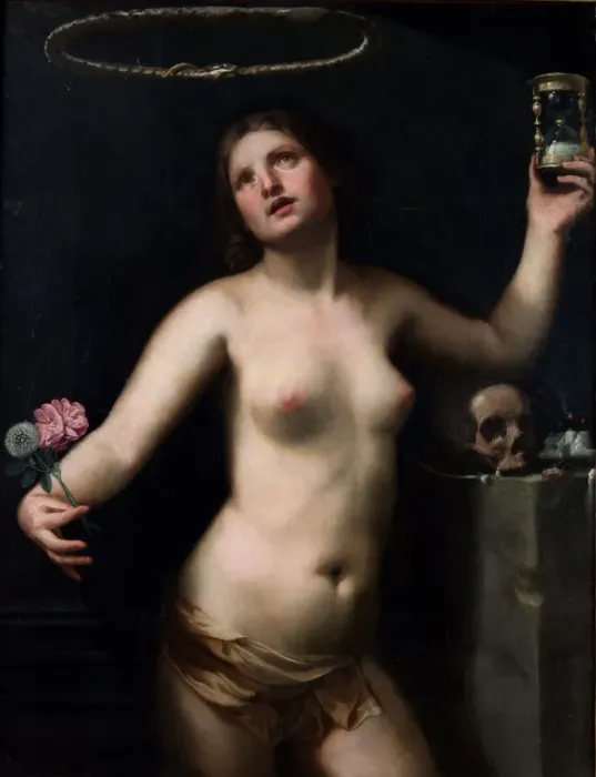 Framed Print : Allegoria del Tempo (Allegory of Time), c1650 Framed Print : Allegoria del Tempo (Allegory of Time), c1650