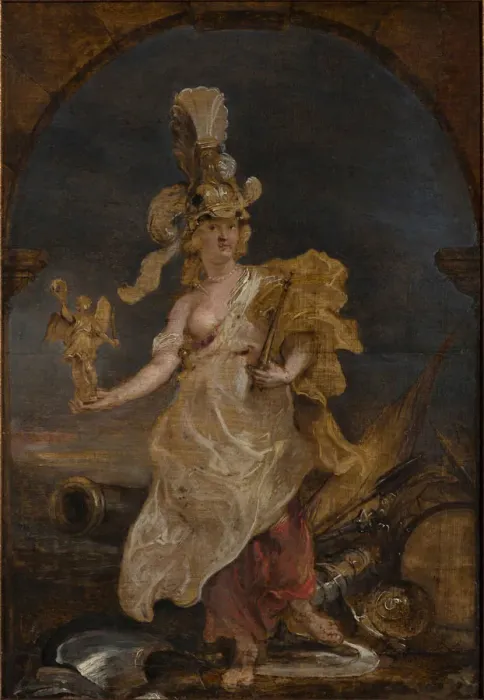 Framed Print : Allegorical Portrait of Marie de Medici (1575-1642) as Bellona, 1622 Framed Print : Allegorical Portrait of Marie de Medici (1575-1642) as Bellona, 1622