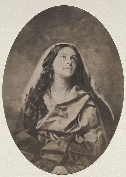 Allegorical Study of a Woman, late 1850s. Creator: Harrison(?) (American)
