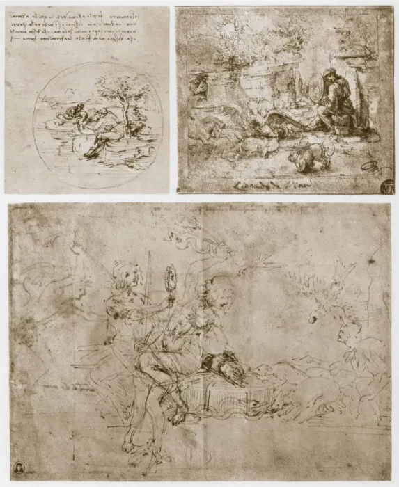 Framed Print : Allegories, 15th century. Artist: Leonardo da Vinci Framed Print : Allegories, 15th century. Artist: Leonardo da Vinci