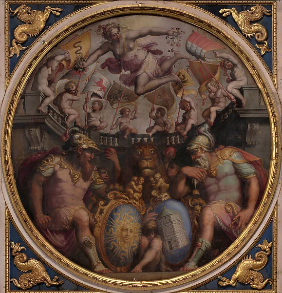Allegories of the Quarters of San Giovanni and Santa Maria Novella, 1563-1565. Artist: Vasari, Giorgio (1511-1574)