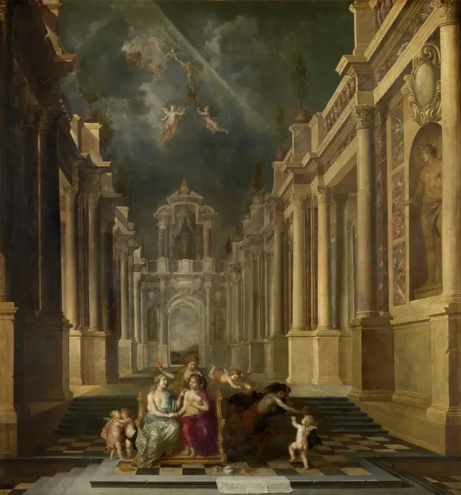 Framed Print : Allegory of the Arts, 1666. Creator: Theodor Boeyermans Framed Print : Allegory of the Arts, 1666. Creator: Theodor Boeyermans