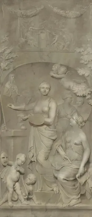 Framed Print : Allegory of the Arts, 1675-1683. Creator: Gerard de Lairesse Framed Print : Allegory of the Arts, 1675-1683. Creator: Gerard de Lairesse