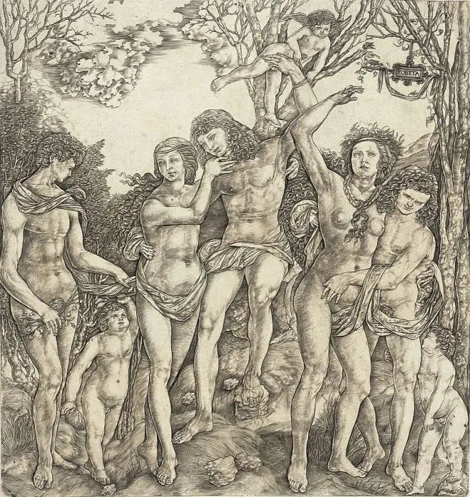 Framed Print : Allegory of Carnal Love, after 1535. Creator: Cristofano di Michele Martini Framed Print : Allegory of Carnal Love, after 1535. Creator: Cristofano di Michele Martini