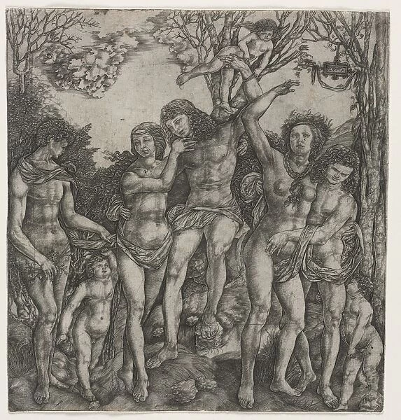 Allegory of Carnal Love, c. 1530. Creator: Cristofano Robetta (Italian, 1462-after 1534)