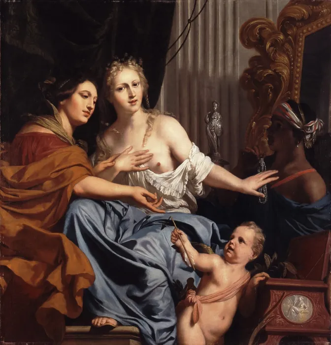 Framed Print : The Allegory of Constancy, c1685. Creator: Lairesse, Gerard, de (1640-1711) Framed Print : The Allegory of Constancy, c1685. Creator: Lairesse, Gerard, de (1640-1711)