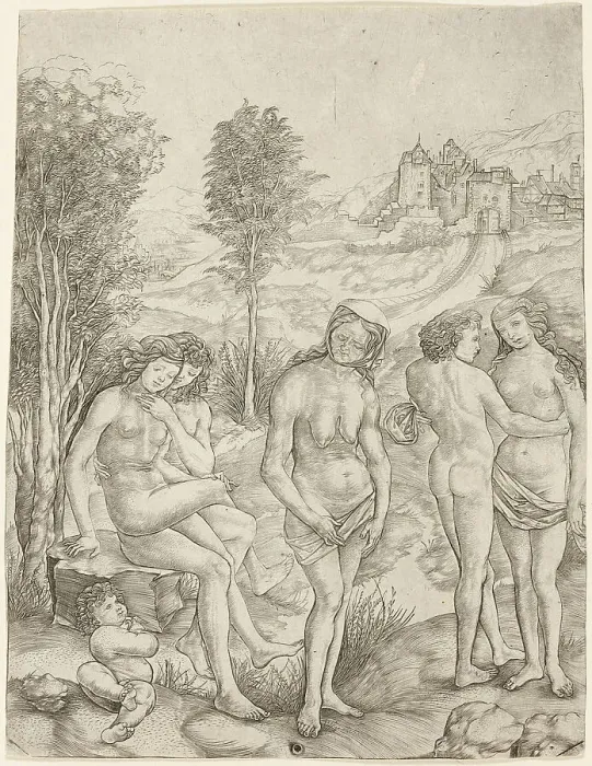 Framed Print : Allegory of Envy, c.1505. Creator: Cristofano di Michele Martini Framed Print : Allegory of Envy, c.1505. Creator: Cristofano di Michele Martini