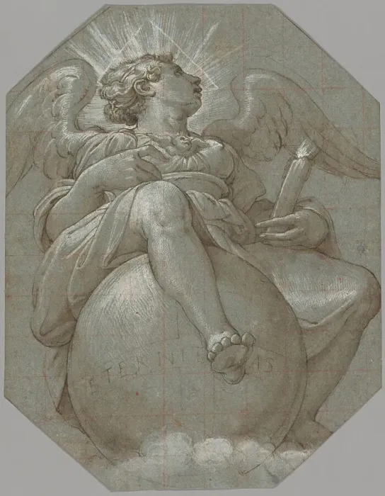 Framed Print : Allegory of Eternity, 1544 / 45. Creator: Giorgio Vasari Framed Print : Allegory of Eternity, 1544 / 45. Creator: Giorgio Vasari