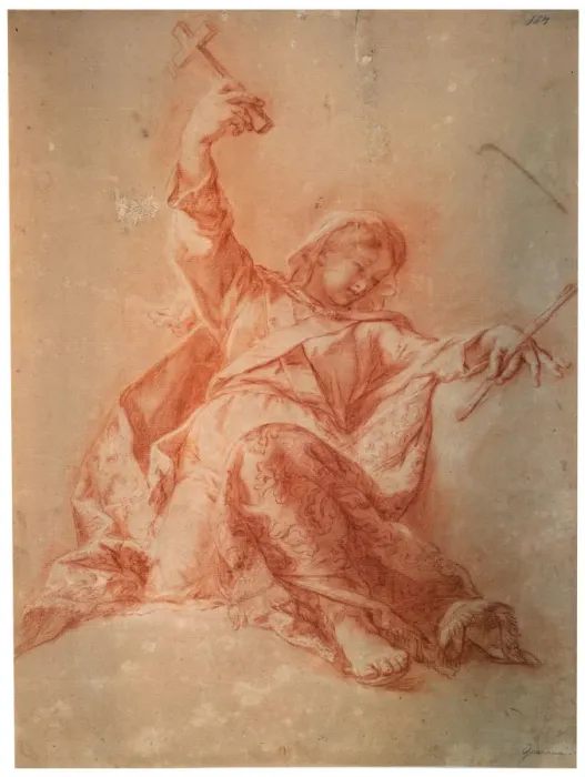 Framed Print : Allegory of the Faith, 18th century. Artist: Jacopo Guarana Framed Print : Allegory of the Faith, 18th century. Artist: Jacopo Guarana