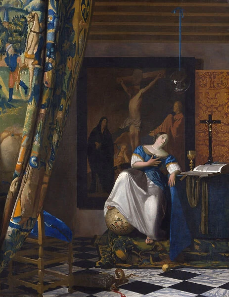 The Allegory of the Faith. Artist: Vermeer, Jan (Johannes) (1632-1675)