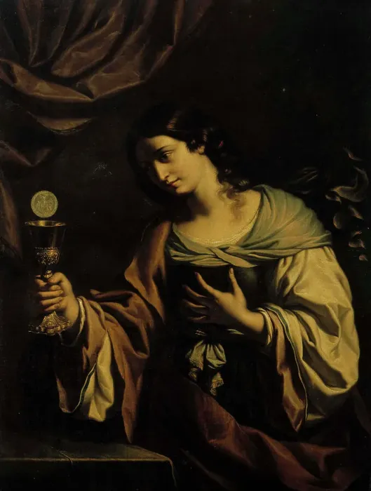 Framed Print : An allegory of faith (St. Clare), 1776. Creator: Ivan Akimovic Akimov Framed Print : An allegory of faith (St. Clare), 1776. Creator: Ivan Akimovic Akimov