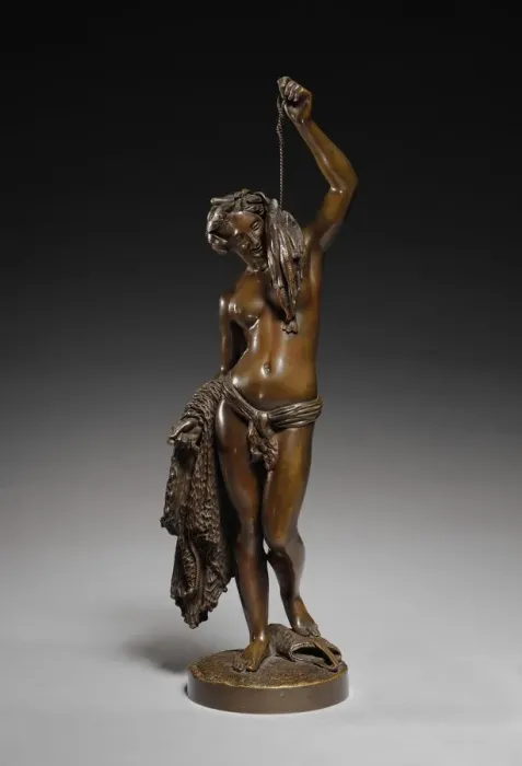Framed Print : Allegory of Fishing, c. 1840. Creator: James Pradier (Swiss, 1790-1852) Framed Print : Allegory of Fishing, c. 1840. Creator: James Pradier (Swiss, 1790-1852)