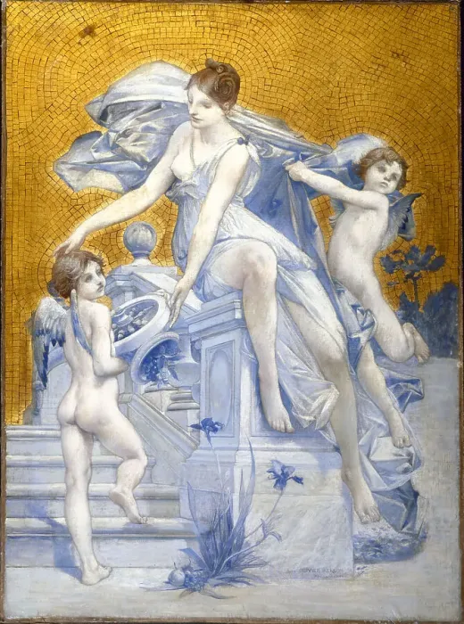 Framed Print : Allegory of Fortune, 1896. Creator: Unknown Framed Print : Allegory of Fortune, 1896. Creator: Unknown