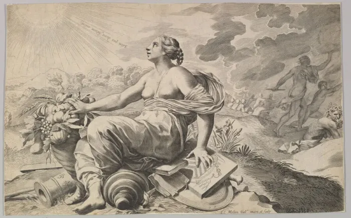 Framed Print : Allegory of France with the Arms of Richelieu (Allegorie sur la Paix) Framed Print : Allegory of France with the Arms of Richelieu (Allegorie sur la Paix)