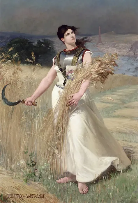 Framed Print : Allegory of France. Creator: Poilleux-Saint-Ange, Georges Louis (1855-1901) Framed Print : Allegory of France. Creator: Poilleux-Saint-Ange, Georges Louis (1855-1901)