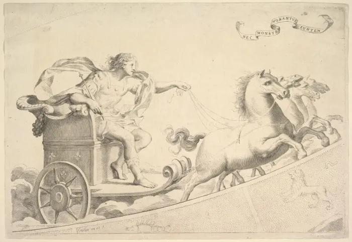 Framed Print : Allegory in Honor of Louis XIV. Creator: Claude Mellan Framed Print : Allegory in Honor of Louis XIV. Creator: Claude Mellan
