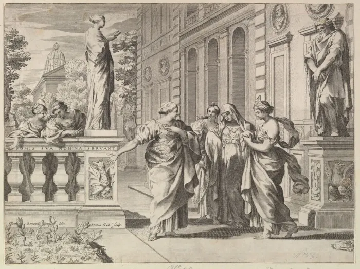 Framed Print : Allegory in Honor of the Roman College Founded by the Borghese Family, 1615-88 Framed Print : Allegory in Honor of the Roman College Founded by the Borghese Family, 1615-88