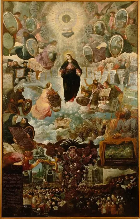 Framed Print : Allegory of the Immaculate Conception