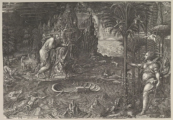 Allegory of Life, 1561. Creator: Giorgio Ghisi