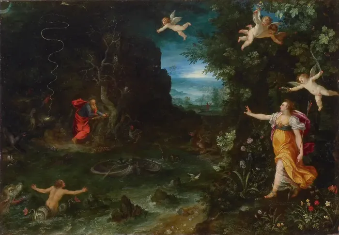 Framed Print : Allegory of Life (The Dream of Raphael), 1595 Framed Print : Allegory of Life (The Dream of Raphael), 1595