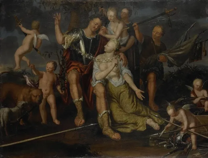 Framed Print : Allegory of Peace, 1700-1725. Creator: van Kessel Framed Print : Allegory of Peace, 1700-1725. Creator: van Kessel