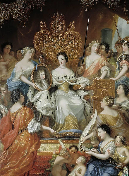 Allegory of Queen Dowager Hedvig Eleonora's guardianship, 1692. Creator: David Klocker Ehrenstrahl