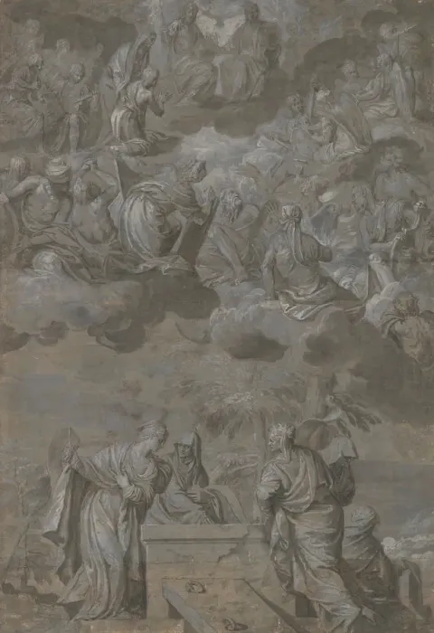 Framed Print : Allegory of the Redemption of the World, 1528-88. Creator: Paolo Veronese Framed Print : Allegory of the Redemption of the World, 1528-88. Creator: Paolo Veronese