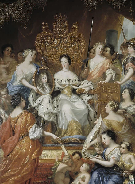 Allegory of the regency of Ulrika Eleonora of Sweden (1656-1693), End of 17th cen