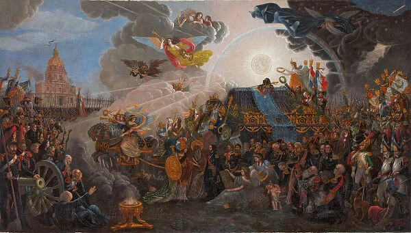 Allegory of the return of the Ashes of Napoleon, 1840. Creator: Trichot