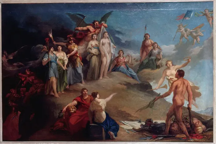 Framed Print : Allegory of the Revolution, c1790. Creator: Unknown Framed Print : Allegory of the Revolution, c1790. Creator: Unknown