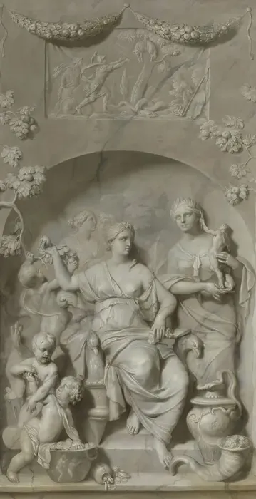 Framed Print : Allegory of Riches, 1675-1683. Creator: Gerard de Lairesse Framed Print : Allegory of Riches, 1675-1683. Creator: Gerard de Lairesse