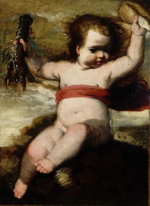Framed Print : Allegory of the sea, 1581-1644. Creator: Bernardo Strozzi Framed Print : Allegory of the sea, 1581-1644. Creator: Bernardo Strozzi