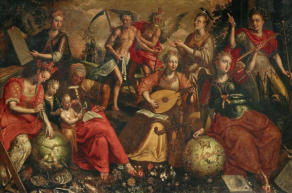 Allegory of the Seven Liberal Arts, Second half of the16th cen.. Creator: Vos, Maerten, de (1532-1603)