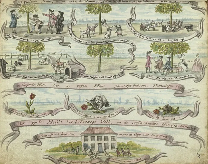 Framed Print : Allegory of society, 1777. Creator: Jan Brandes Framed Print : Allegory of society, 1777. Creator: Jan Brandes