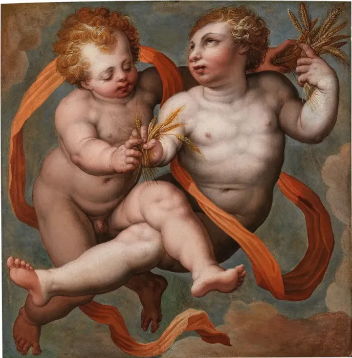 Framed Print : Allegory of Summer. Creator: Vasari, Giorgio (1511-1574) Framed Print : Allegory of Summer. Creator: Vasari, Giorgio (1511-1574)