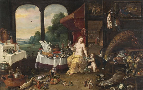 The Allegory of Taste. Creator: Wouters, Frans (1612-1659)