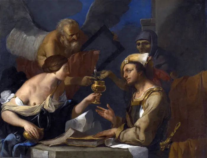 Framed Print : Allegory of Time Framed Print : Allegory of Time