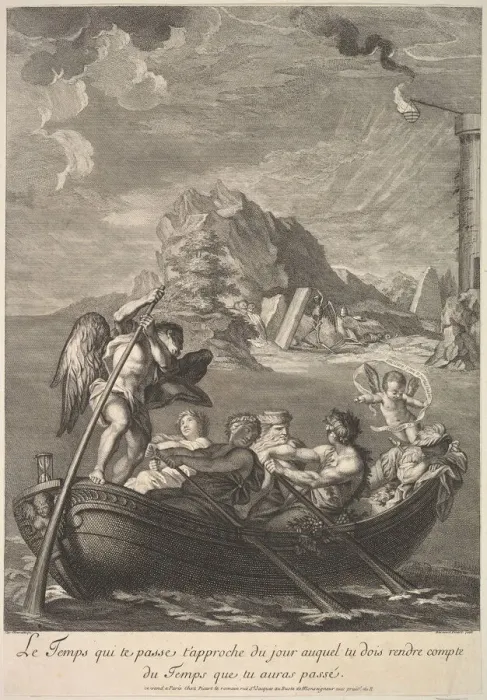 Framed Print : Allegory of Time, 1690-1733. Creator: Bernard Picart Framed Print : Allegory of Time, 1690-1733. Creator: Bernard Picart