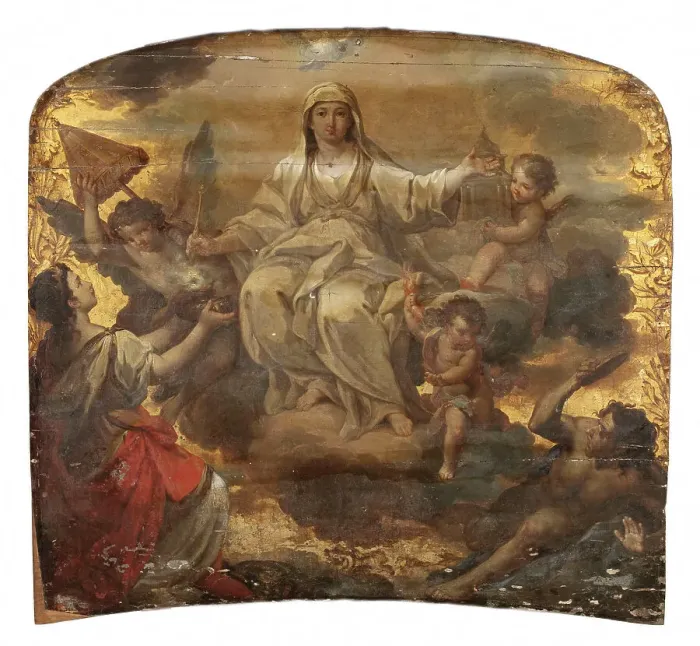 Framed Print : Allegory. The Triumph of Religion. Creator: Sebastiano Conca