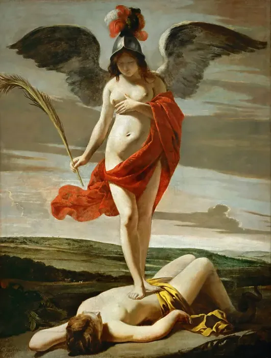 Framed Print : Allegory of Victory (Allégorie de la Victoire), c. 1635. Creator: Le Nain, Antoine (1588-1648) Framed Print : Allegory of Victory (Allégorie de la Victoire), c. 1635. Creator: Le Nain, Antoine (1588-1648)