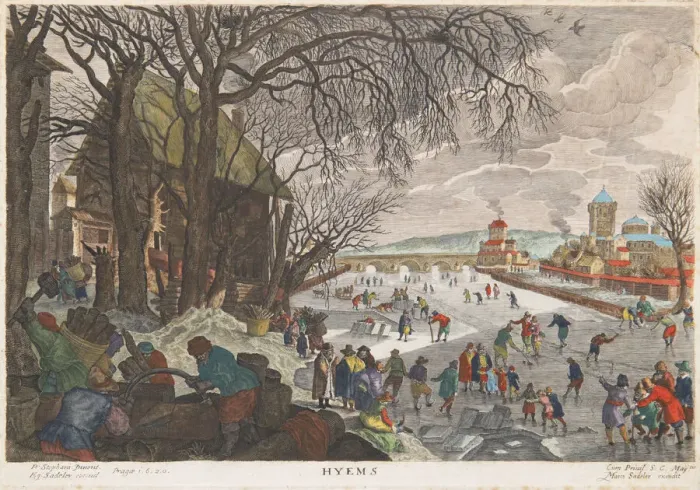 Framed Print : Allegory of Winter, 1620. Creator: Sadeler, Aegidius (1575-1629) Framed Print : Allegory of Winter, 1620. Creator: Sadeler, Aegidius (1575-1629)