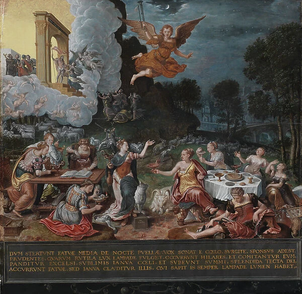 An Allegory of the Wise and the Foolish Virgins, 1570. Creator: Hans Ewouts