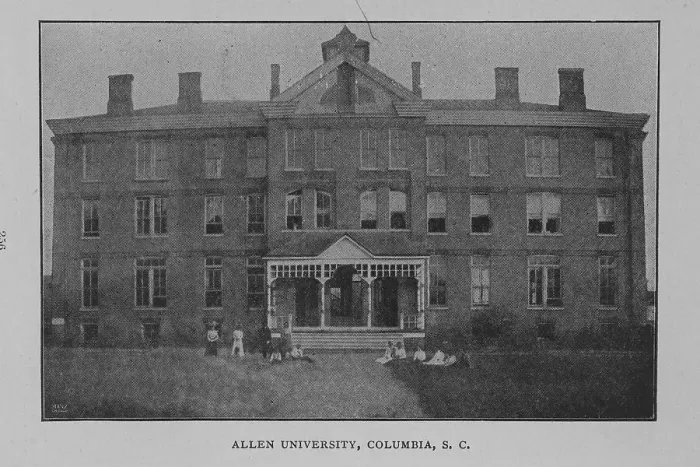 Framed Print : Allen University, Columbia, S.C. 1902. Creator: Unknown Framed Print : Allen University, Columbia, S.C. 1902. Creator: Unknown
