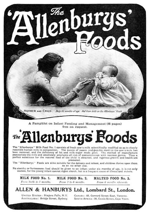 Framed Print : The Allenburys Foods, 1909. Creator: Unknown Framed Print : The Allenburys Foods, 1909. Creator: Unknown