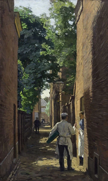 Alley, 1896. Creator: Tholen, Willem Bastiaan (1860-1931)