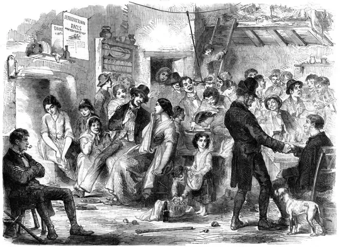Framed Print : Allhallow Eve, Kilkenny, Ireland, 1858. Artist: Edmund Fitzpatrick Framed Print : Allhallow Eve, Kilkenny, Ireland, 1858. Artist: Edmund Fitzpatrick