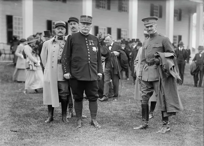 Framed Print : Allied Commission To U.S. Remon; Joffre; Lt. S. Crosby, 1917. Creator: Harris & Ewing. Allied Commission To U.S. Remon; Joffre; Lt. S. Crosby, 1917. Creator: Harris & Ewing Framed Print : Allied Commission To U.S. Remon; Joffre; Lt. S. Crosby, 1917. Creator: Harris & Ewing. Allied Commission To U.S. Remon; Joffre; Lt. S. Crosby, 1917. Creator: Harris & Ewing